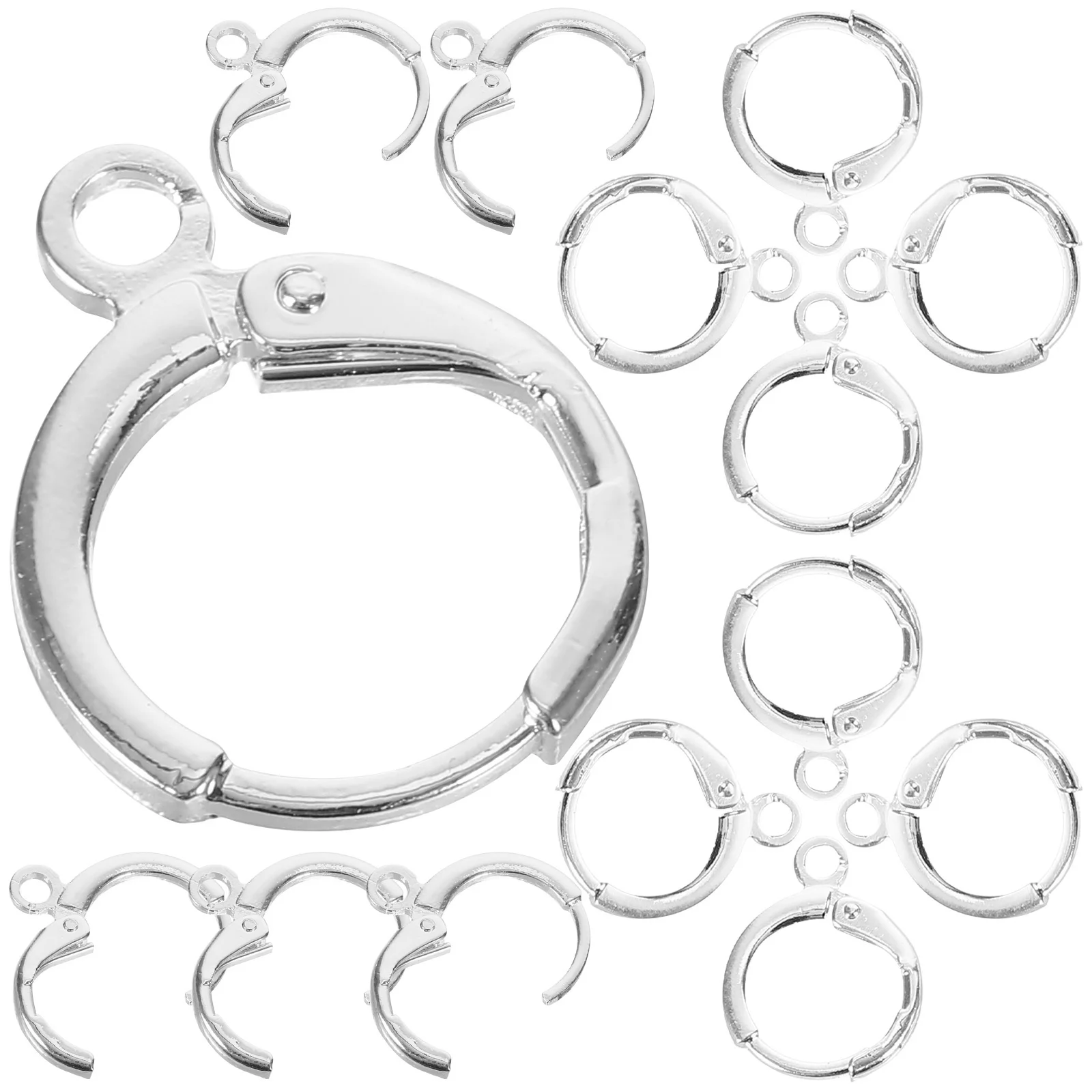 

30Pcs Earring Hooks Metal DIY Earrings Making Supplies Smooth Texture Lightweight Dangle Hooks Handmade Jewelry Accessories