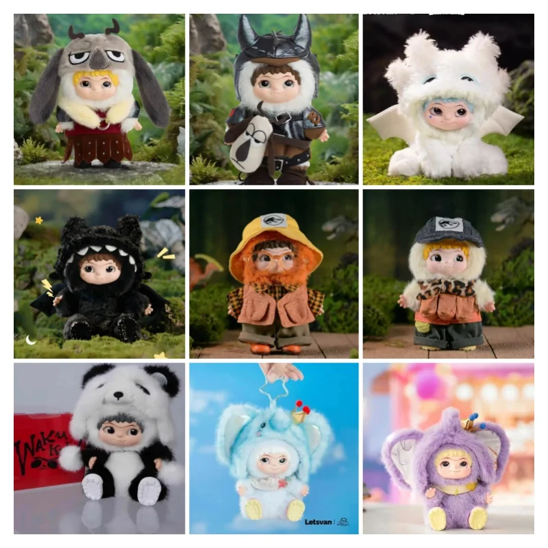 

Wakuku Pangdada Limited Edition Celebrity Inspired Hanging Charm Kawaii Panda Action Figure Collectible Gift for Boys And Girls