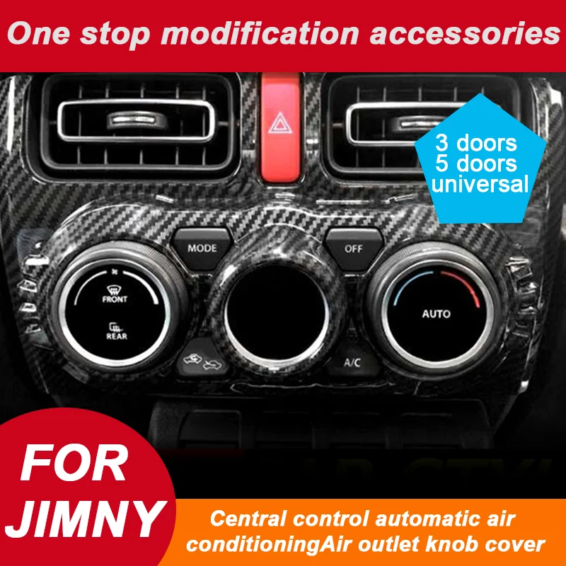 

Air Conditioning Control Panel Decor Cover for Suzuki Jimny JB64 JB74 2019-2025 Interior Accessories