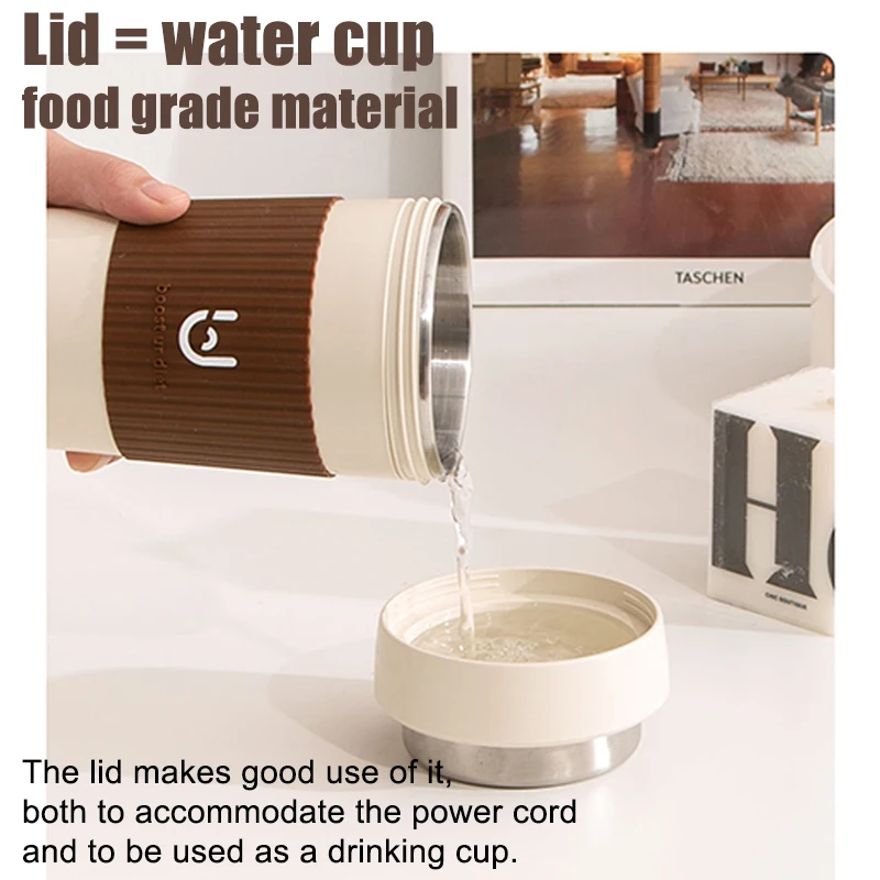 Hot Water Cup Smart Temperatuurregeling Draagbare Thuis Waterkoker Mini Constante Reizen Isolatie Elektrische Verwarming Gezondheid Apparaten