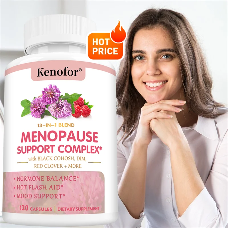 

Women's Menopause Capsules, Support Mood Relaxation, Ease Physical Discomfort, Optimize Metabolism & Body Condition