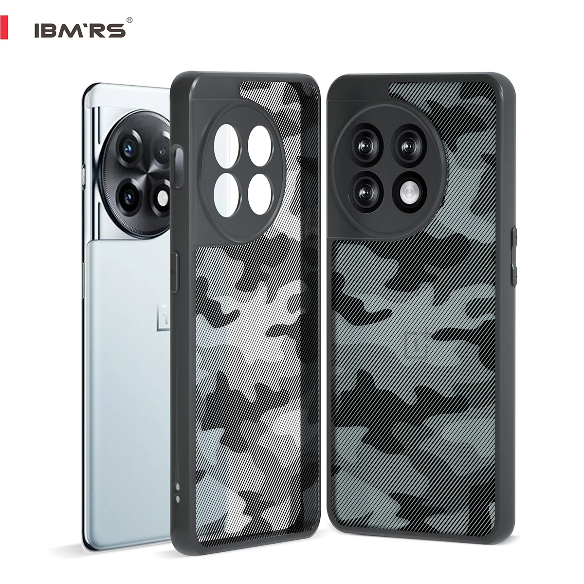 

for OnePlus Ace 2/11R Case PC+TPU Shockproof Value Stock Android Military Pattern Cover