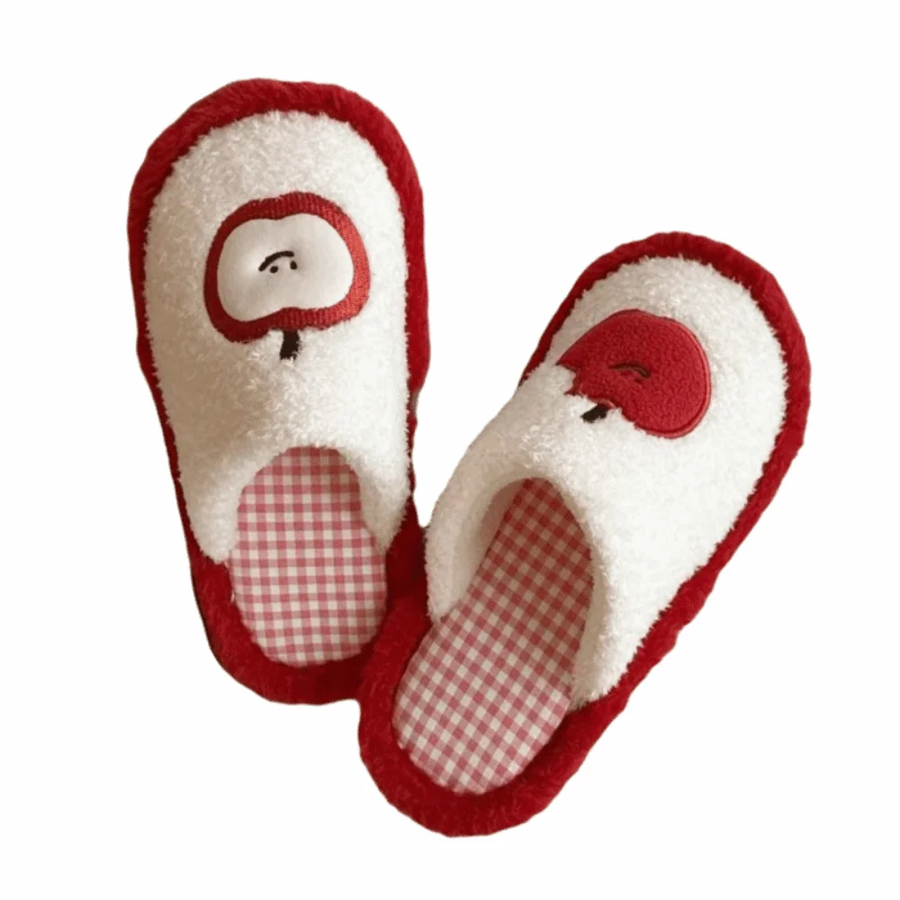 

Comfortable Kawaii Women's Plush Slides Warm Cartoon pattern Cartoon Slippers Cozy 36-41 Bedroom Slides Shoes Winter