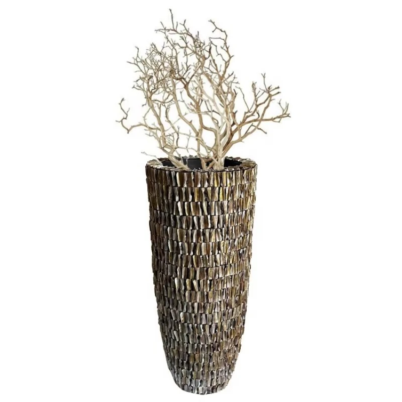 

Shell vase bowl mop custom design vase/potter quality made of mother of pearl modern