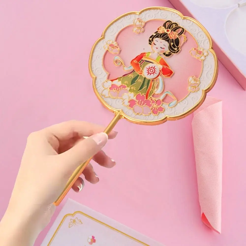 Vintage 3D-Blumen-Schminkspiegel im chinesischen Stil, Schmetterling, strukturierter Cartoon-Schminkspiegel, exquisiter Handspiegel für Zuhause