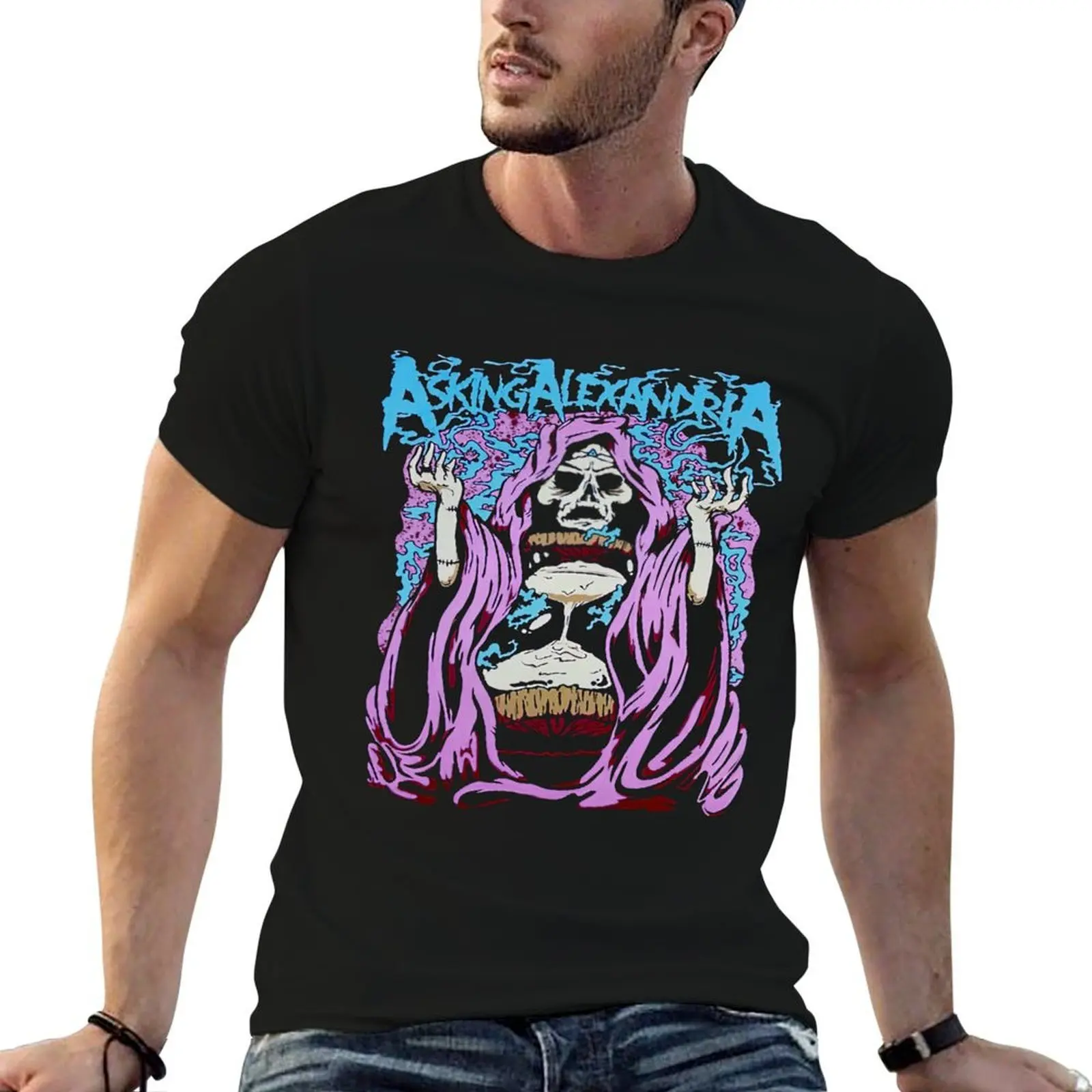 Asking Alexandria T-Shirt boys animal print gifts for boyfriend mens graphic t-shirts anime