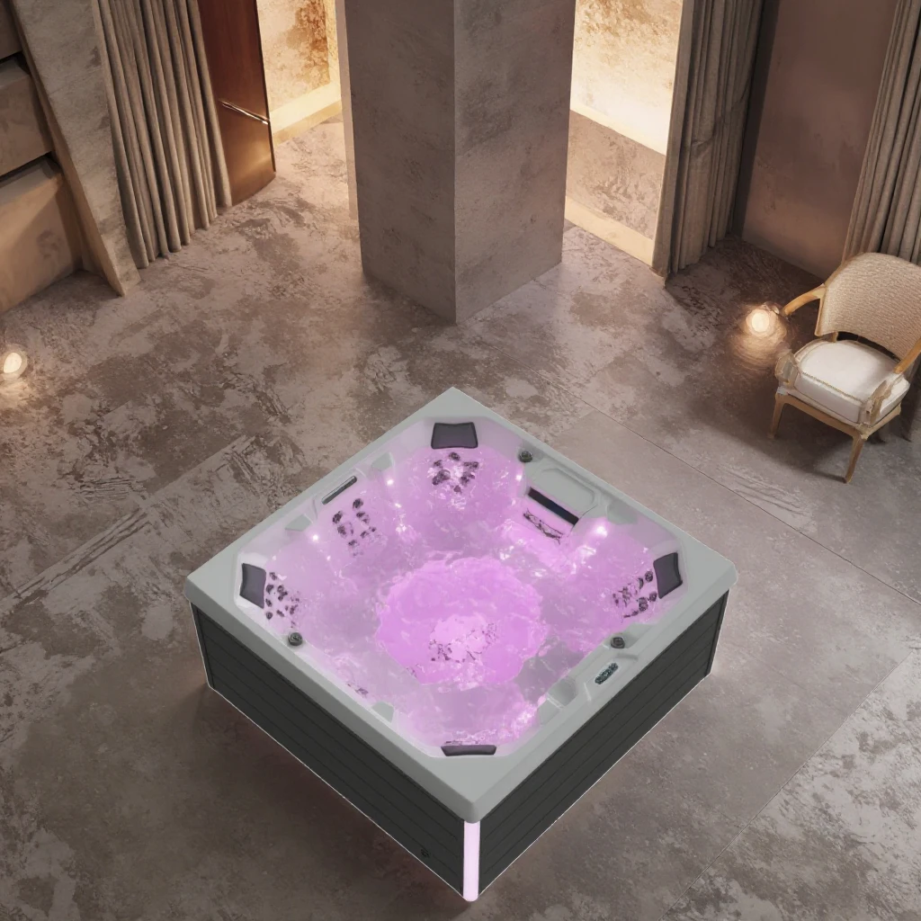 Hot Selling Hot Tub Spa and Jaccuzi Outdoor Hot Tubs Whirlpool Bathtub for Family 7 Person Big  Spa Massage Tub