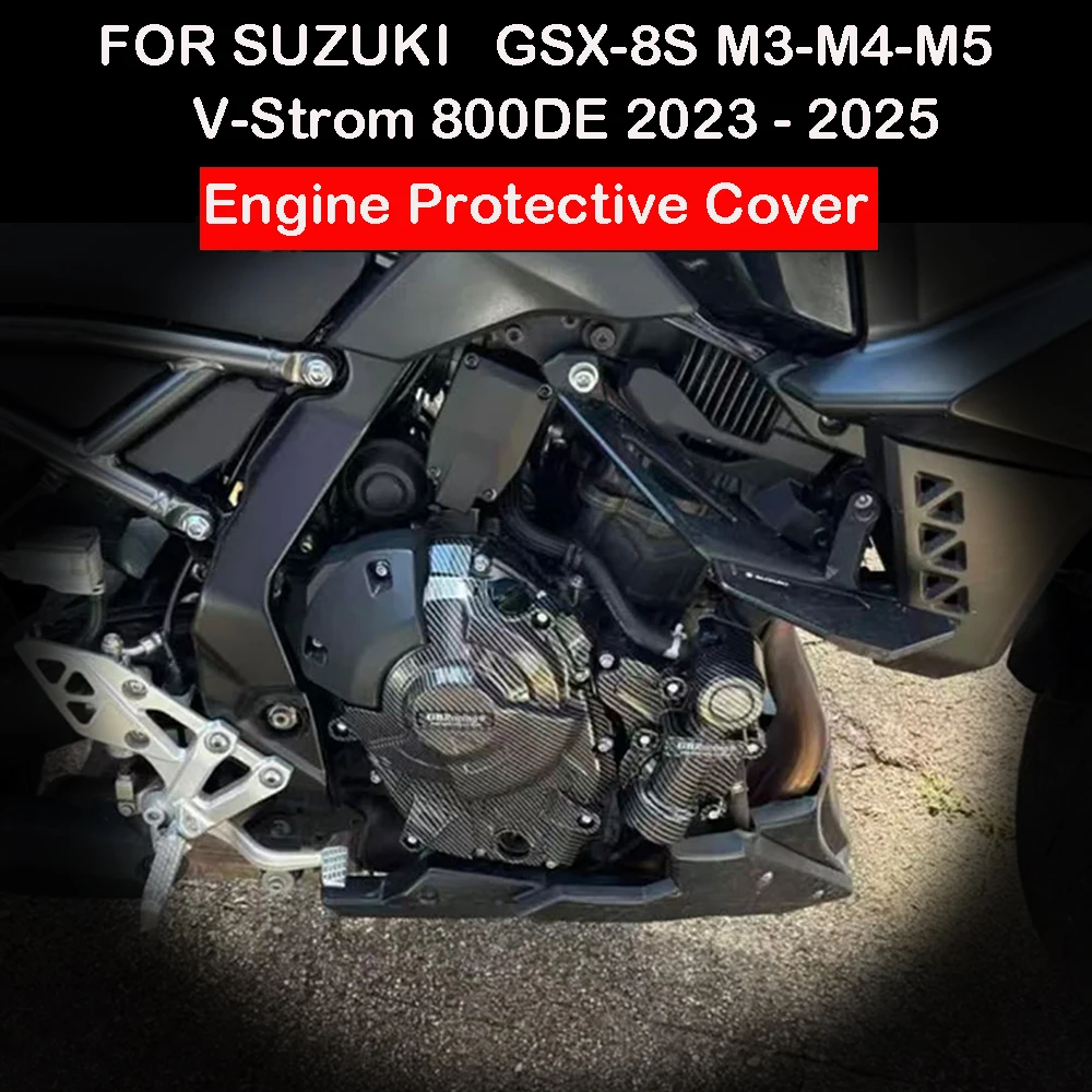 

GB Racing Engine Protect Cover GSX-8S GSX-8R V-STROM 800DE 2023-2025 For SUZUKI Motorcycle Alternator Clutch Protection Cover