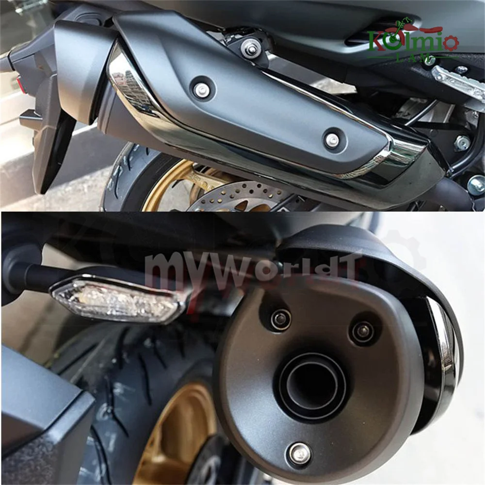 Passend für YAMAHA TMAX530 TMAX560 2017 - 2026 Motorradzubehör Auspuffabdeckung Verkleidungsset TMAX 530/560 T-MAX560 – Detail 5