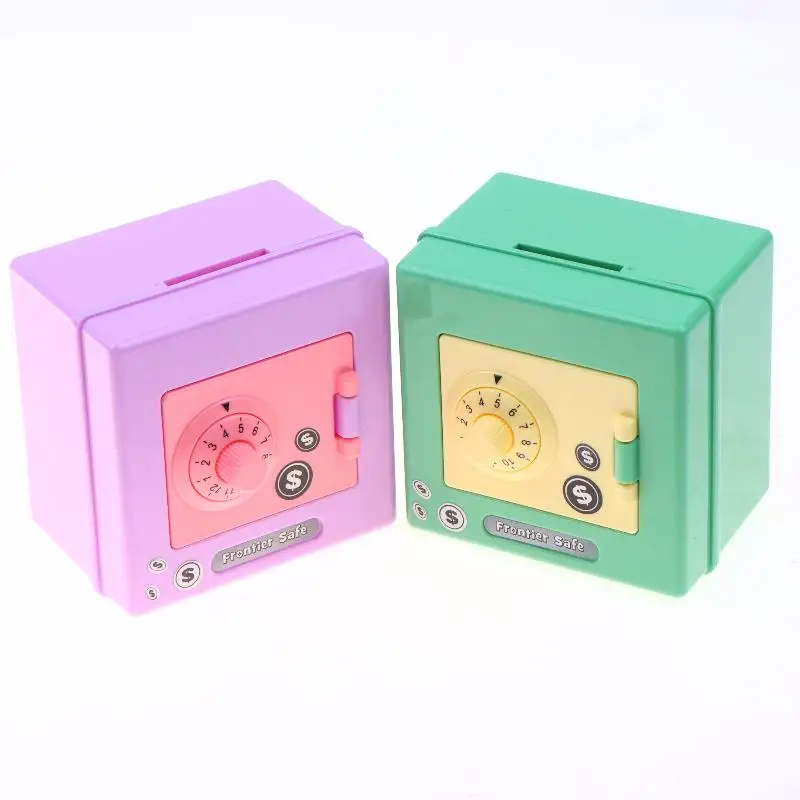Tirelire coffre-fort avec code pour enfants boîte à monnaie_voghion.com