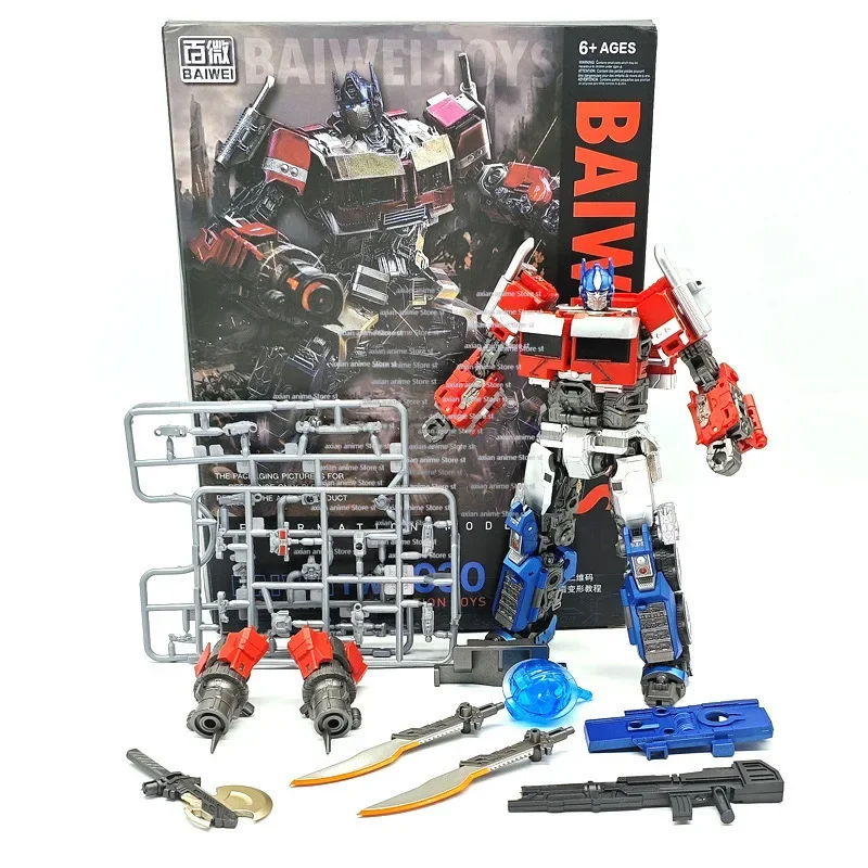 BAIWEI Transformation Toy TW-1030C TW1030C Transformation 7 OP Column Dark Version Alloy Fine Coating Model Robot