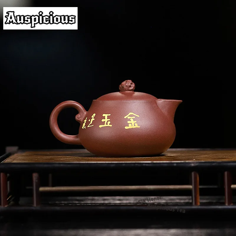 

150ml Retro Yixing Purple Clay Teapots Handmade Jinyu Pot Raw Ore Mud Kettle With Infuser Chinese Zisha Tea Set Teaware Craft