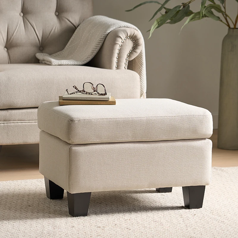 

SPRINGFIELD OTTOMAN upholstered footrest, casual seating, a side table for decorative purposes