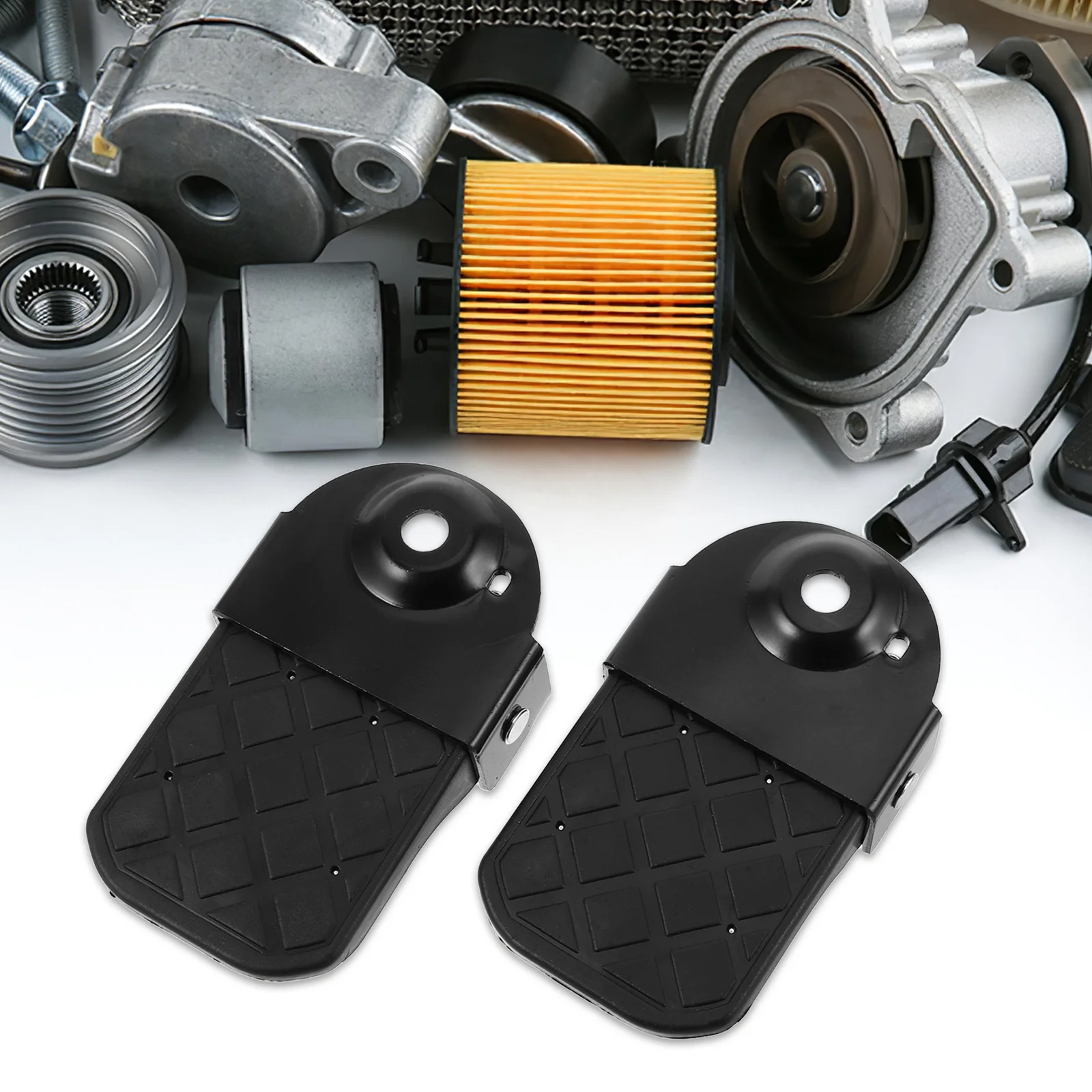 

1Pair Electric Bikes Foot Pedals Foldable Rear Wheel Footrest Pedals Durable Motorcycle Atv Passenger Foot Support