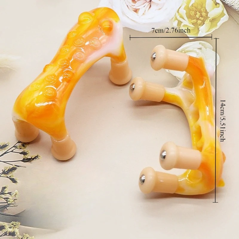 Power Tiger Meridian Masajeador de hombros, cuello y espalda Masaje de perro cuello grande, columna vertebral, espalda, bolas de acero de cuatro pies