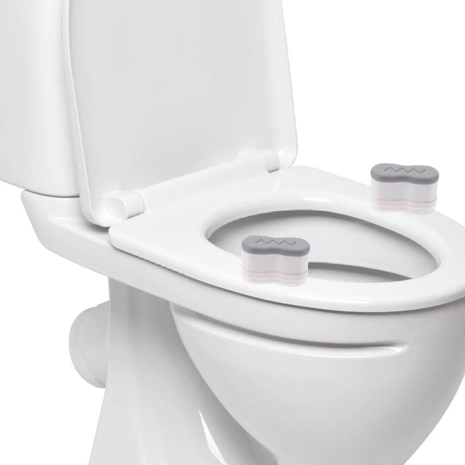 

Toilet Seat Bumpers Universal Fit for Bidet Installation Strong Adhesive Plastic Bathroom Accessories Replacement Pads