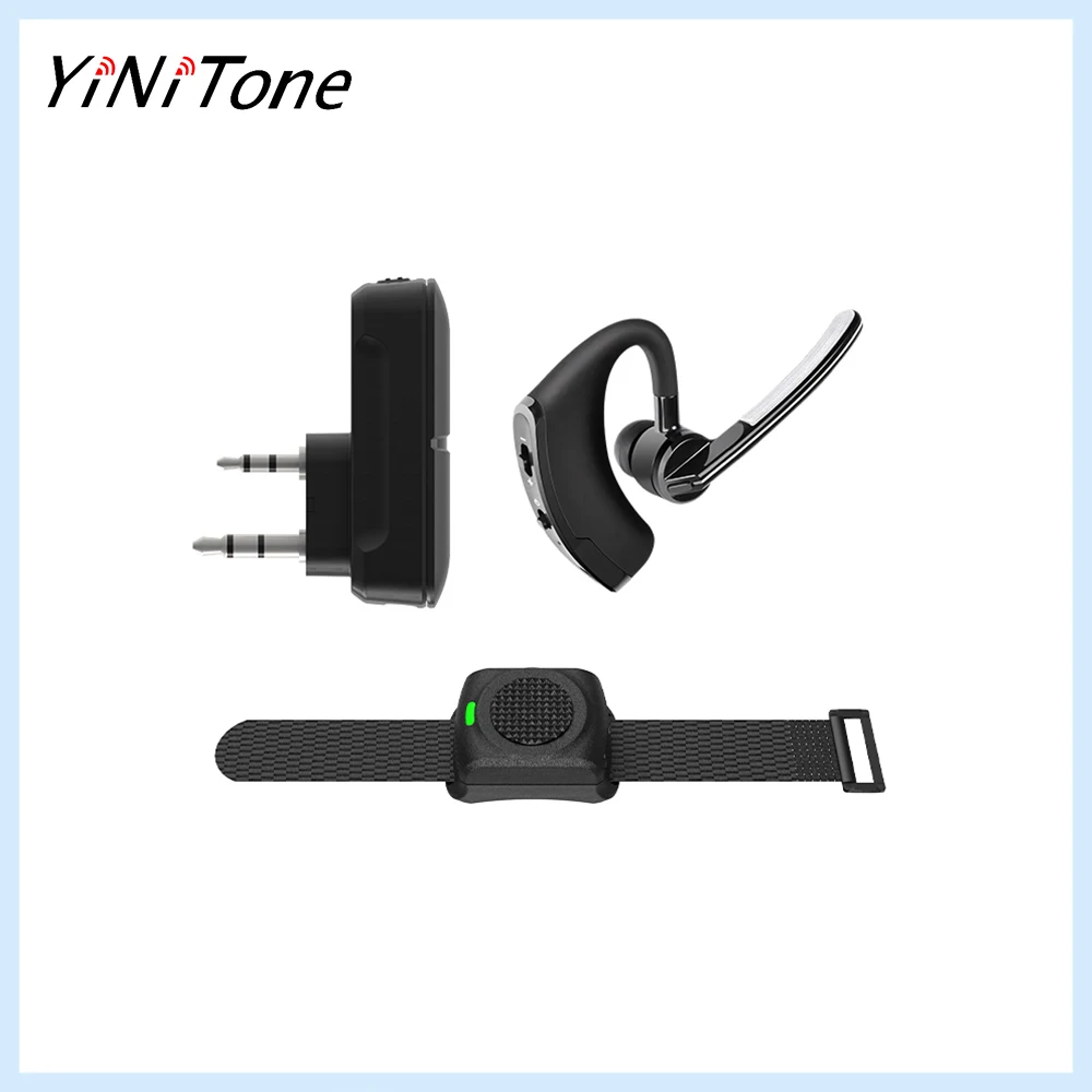 

BPE-2 wireless voice suite wearable PTT hanging ears headphones for UV-5R UV-82 BF-888S A36plus walkie talkie