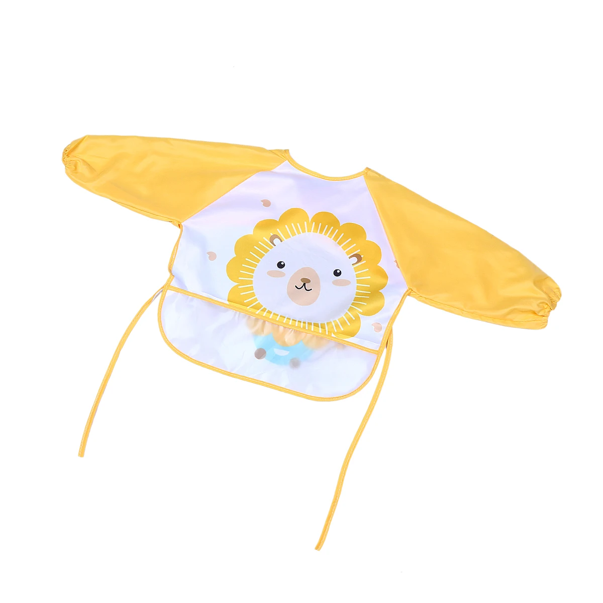 

Waterproof Kids Apron Smock for Children Painting Art Reusable Easy Clean Food Pocket