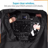 A92Z 2X Universal Camera Photography Raincoat Medium Telephoto Lens Rainproof Sand Cover Slr Camera Rain Cover For Nikon