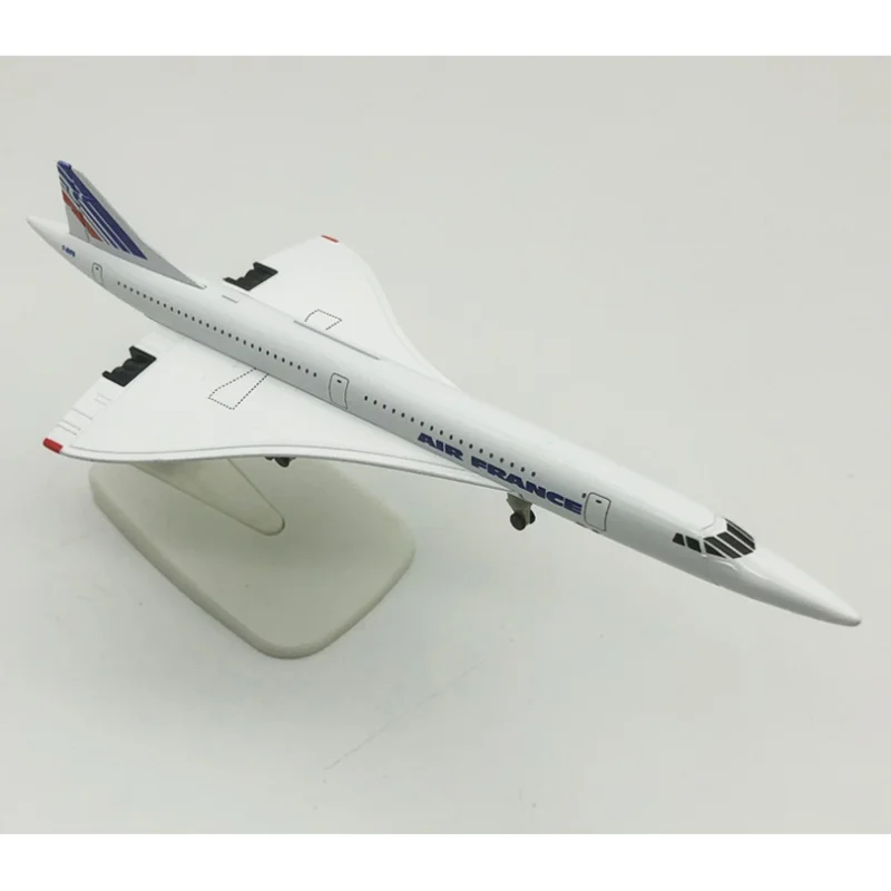 20CM Static Alloy Display Of The Concorde Aircraft Model From France, the United Kingdom, the United States And Singapore