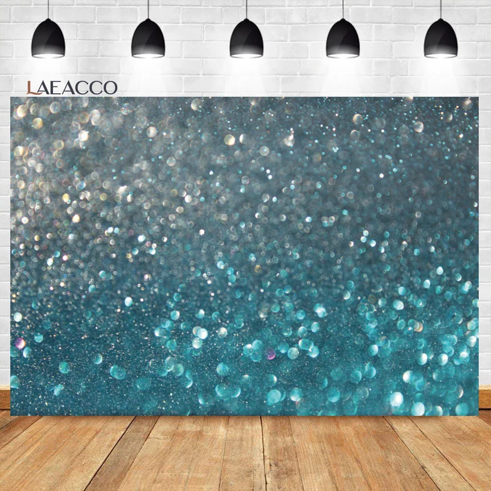 Laeacco Dreamy Bokeh Photography Backdrop Glitters Light Colorful Spots Starry Sky Wedding Birthday Party Portrait Background