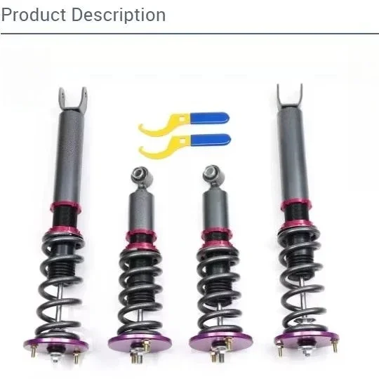 High Quality Auto Car Parts Adjustable Damper and Height Coilovers Damping Shock Absorbers for Car  Powder Metallurgy