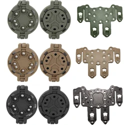 Tactical 360 Degree Angles RotationQuick Release Molle Holster Strike Platforms Mount Speed Clip Adapter for Hunting Pistol