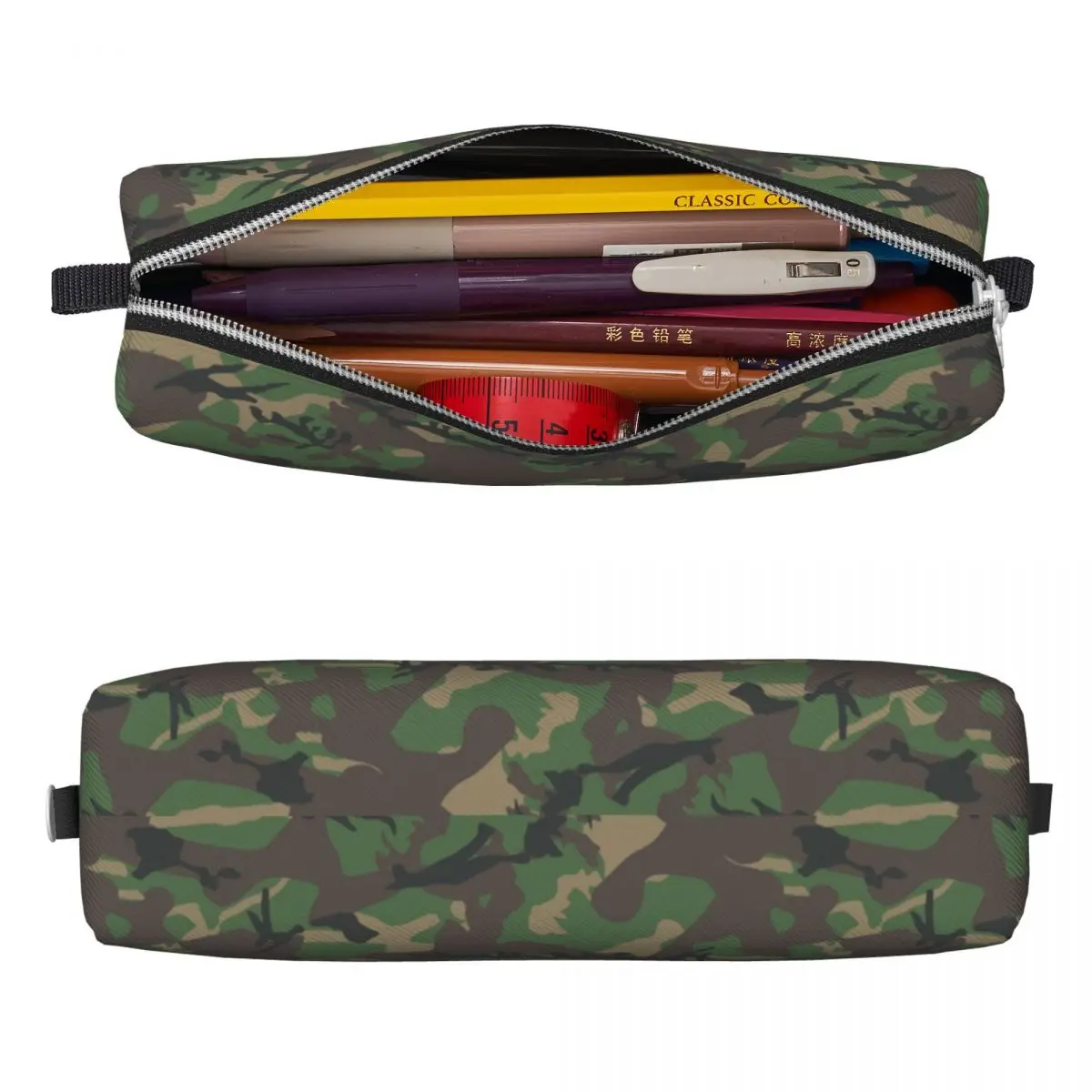 Jungle Camouflage Pencil Cases Lovely Army Military Camo Pen Pencil Bags for Student Big Capacity Office Gifts Pencil Box