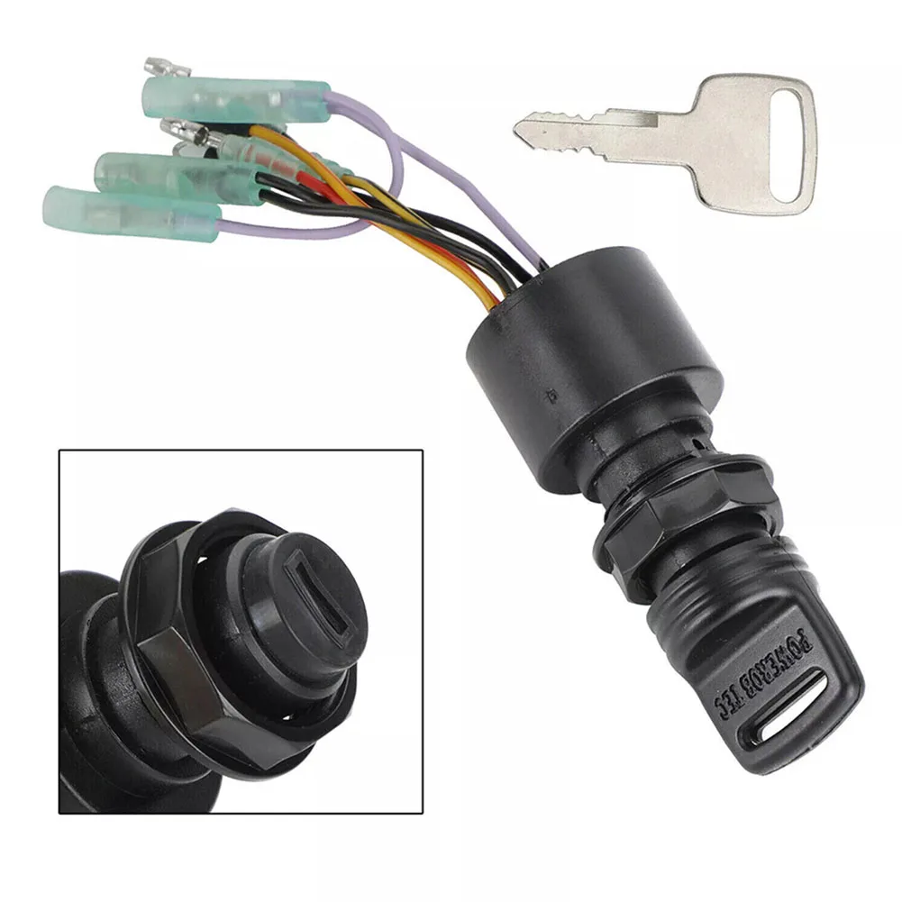 Boating 87-17009A5 Ignition Switch 3 Position Ignition Switch Long-lasting Durability Minimal Bleed Per Circuit