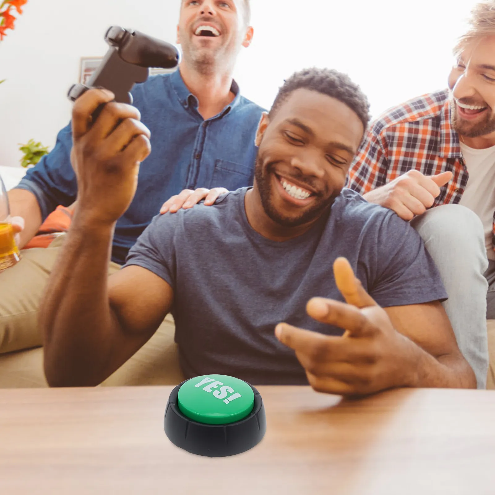 

Funny Prank Toy Sound Button Noise Maker Yes Buzzer Hidden Electronic