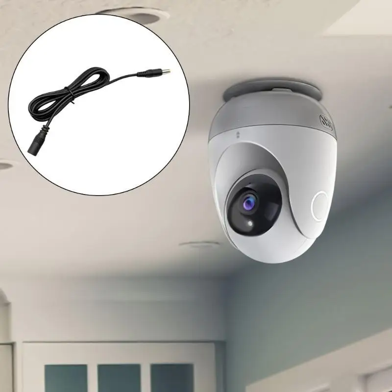 كابل التمديد لشرائط LED DC5.5mm × 2.1 مم أنثى إلى كابل التمديد الذكري