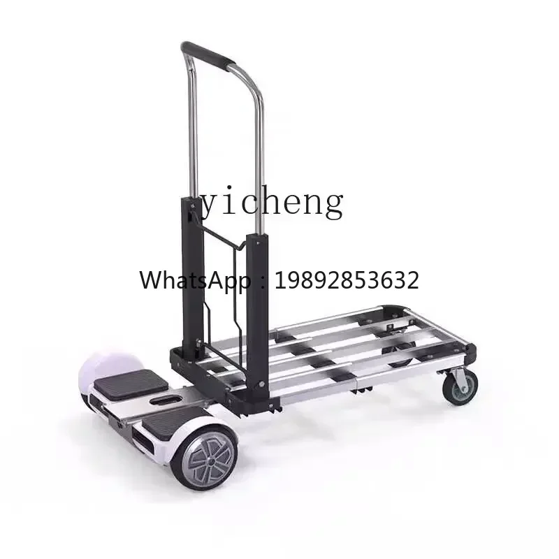 

Тележка-платформа A5 с ручным приводом, маленькая портативная складная тележка для логистики, экспресс-доставки и супермаркетов