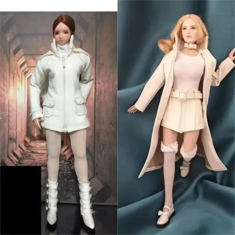 1/6 مقياس أنثى الجندي الأبيض سترة واقية غير رسمية تنورة جوارب مجموعة الملابس نموذج ل 12 ''عمل أرقام PH TBL الجسم