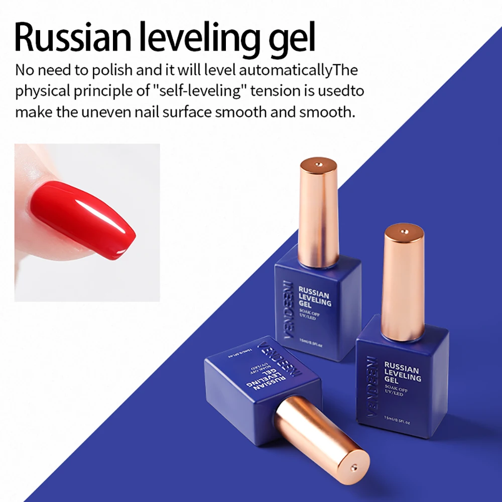 Vendeeni 27 Arten UV-Funktionsgel Nagellack Basislack Chrom Matt Top Coat Blüten-Folientransfer-Gel Universelles Katzenaugen-Gel – Detail 12