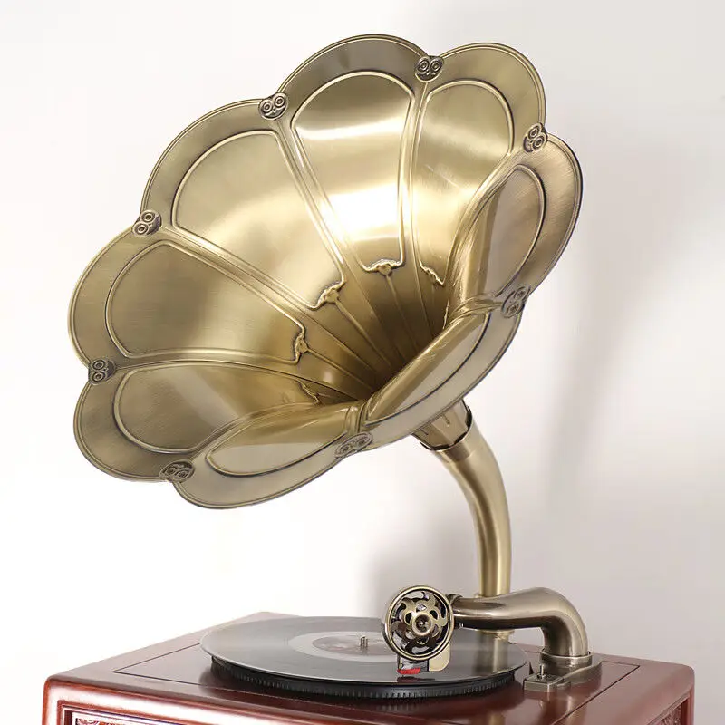 Clock significant other light luxury retro phonograph