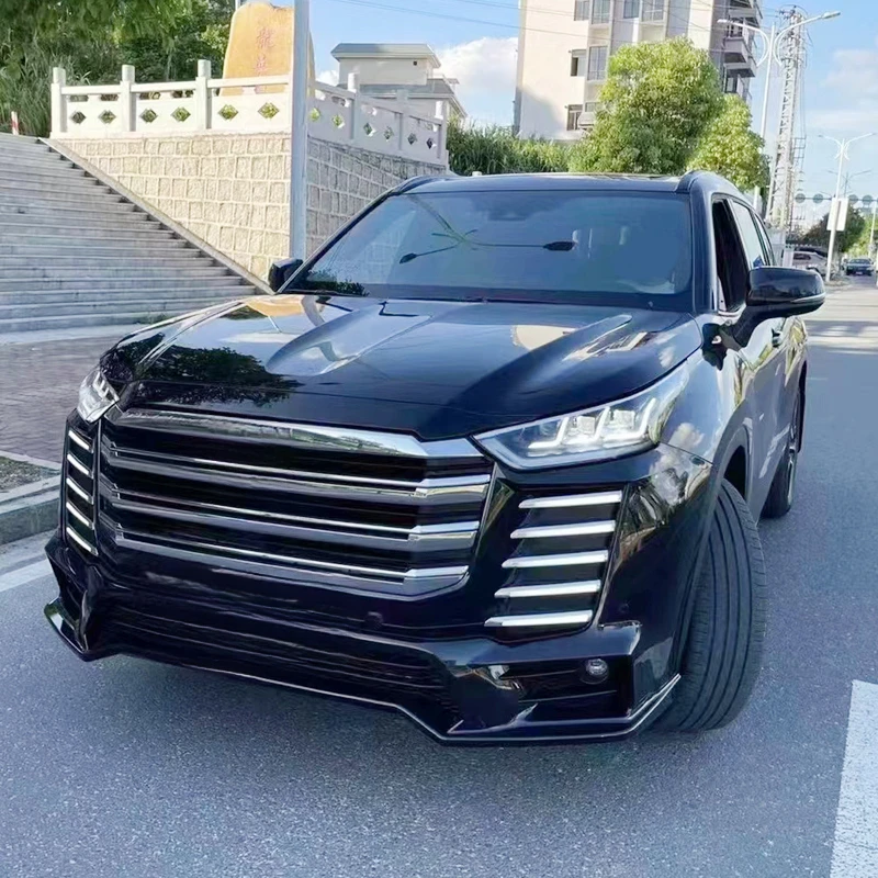 Hot Selling Sport Style Front Bumper Conversion Kit Exterior Replacement Tuning 4x4 Pickup Off-Road for Hilux & Highlander 2022 3