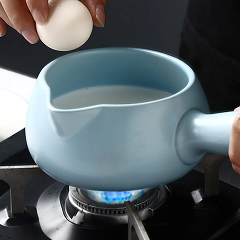 

Exquisite 700Ml Ceramics Noodle Pan Multipurpose Kitchen Tool Good Using Experience Ideal Gift Choice Milk Pan