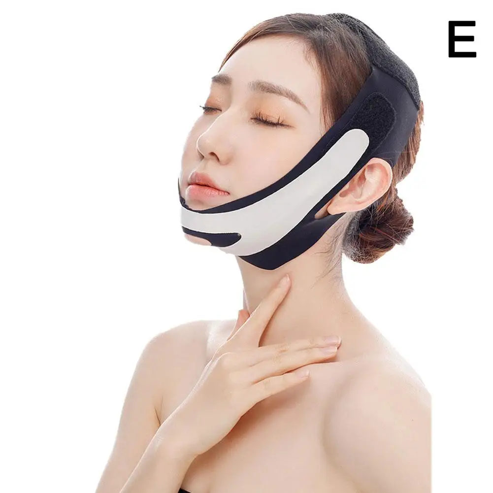 Chin Cheek Slim Bandage V Shaper หน้ากากยกกระชับหน้ากากกําจัดยก Anti-Wrinkle หน้ากาก Face Chin Sleeping Do X1P0