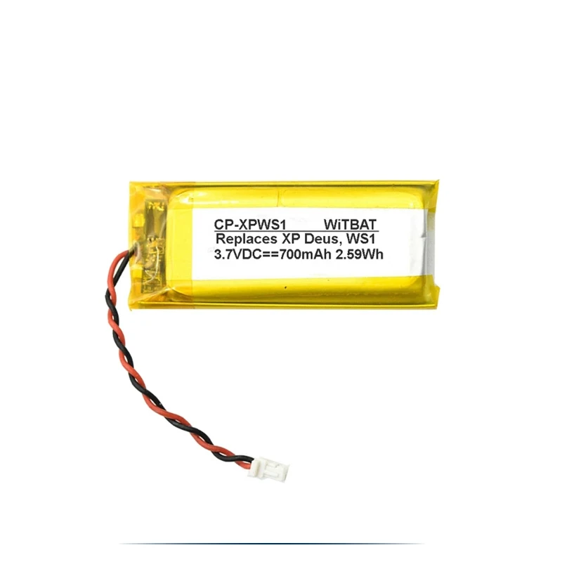 Oryginalny zamiennik baterii 700 mAh do wykrywacza metalu XP Deus WS1 WS2 WS3 WS4 WS5 akumulator detektora metalu AKKU