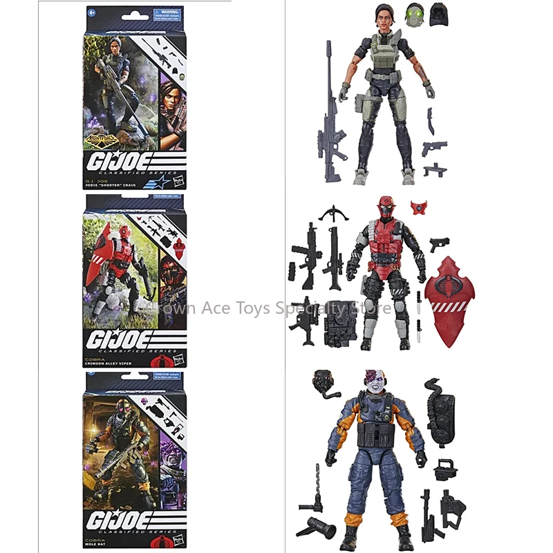 

Hasbro G.I. Joe Classified Walmart US Hasbro Pulse UK Night Force Jodie 'Shooter' Craig Crimson Alley Viper Mole Rat Toys Gifts