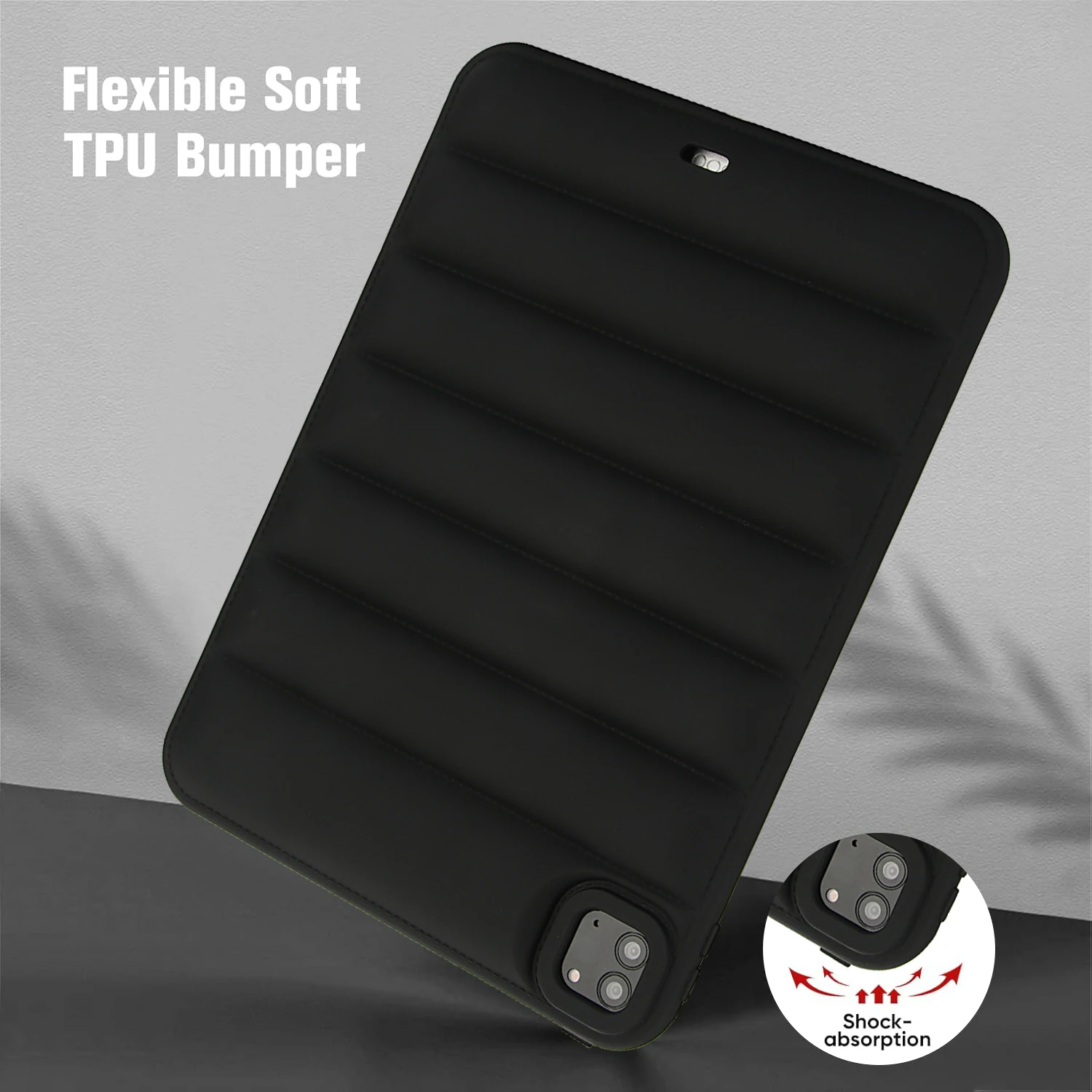 Solid Color TPU All-over Protection Shockproof Back Cover Case dla iPad 5 6 7 8 9 10 Pro 11 Mini Air 1 2 3 4 5 2022 2024