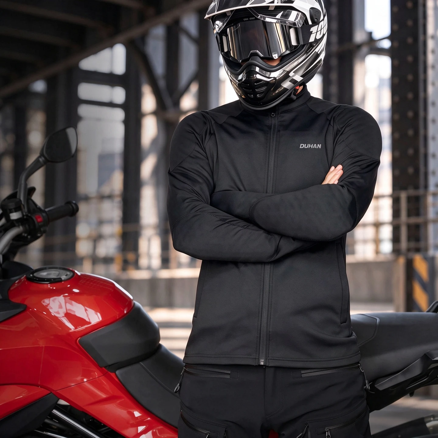 سترة دراجات نارية حرارية من DU - مراجعة Motorcycle Jacket Thermal Liner وسعره