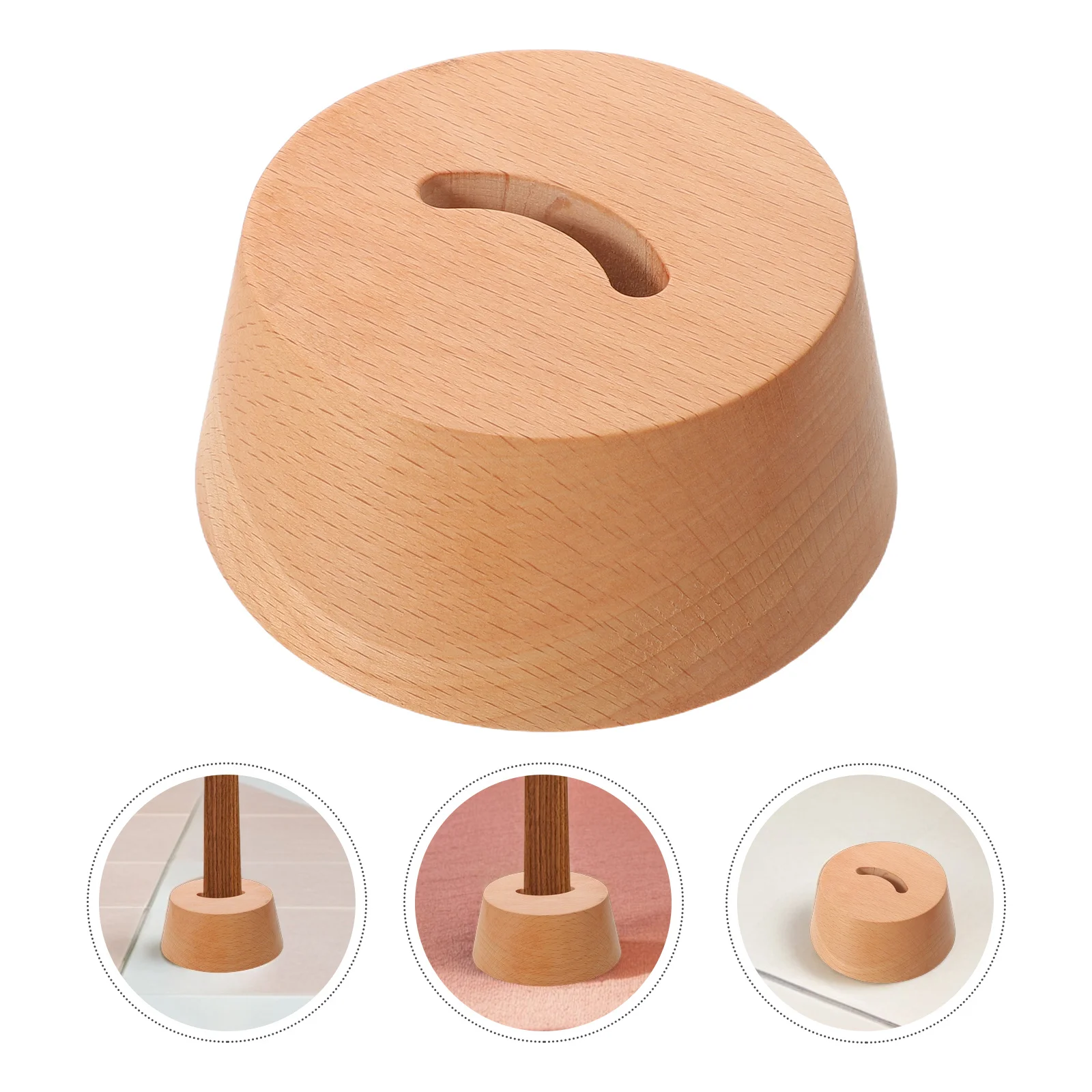 

Stand Octagonal Base For Entryway Organizer Shoe Horn Holder Wooden Shoe Horn Storage Holder Display Stand