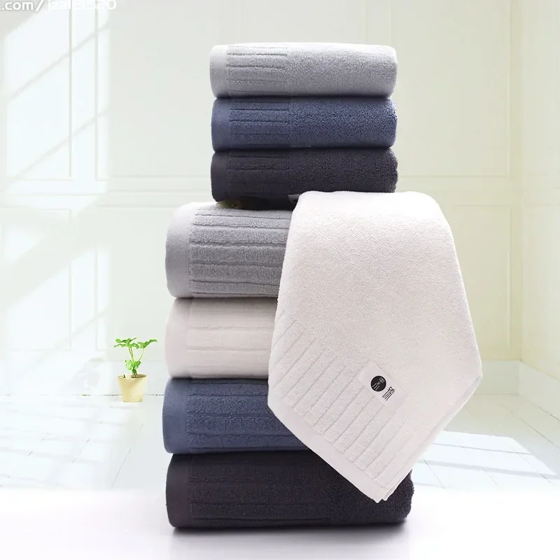 Towels Soft Cotton Bath Towel Bathroom Standing Bath Towel Towel Kit Washing Face Bath Household Pure Cotton Soft Absorbent