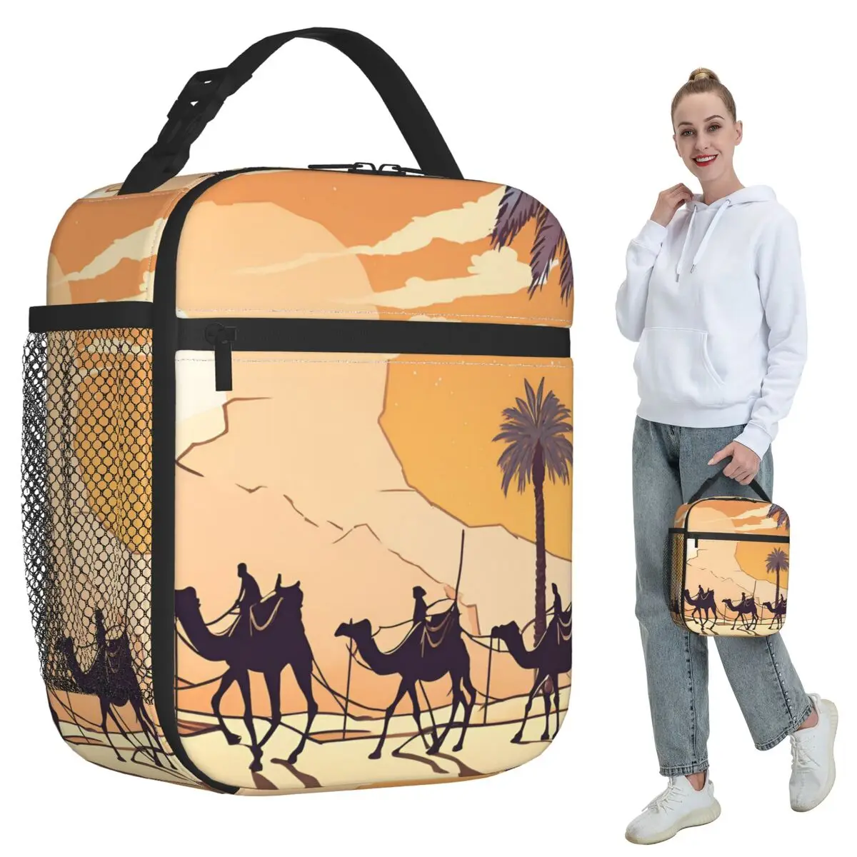 

Термосумка для обедов 3 Camels для детей, школьный термоконтейнер для еды, портативный ланч-бокс