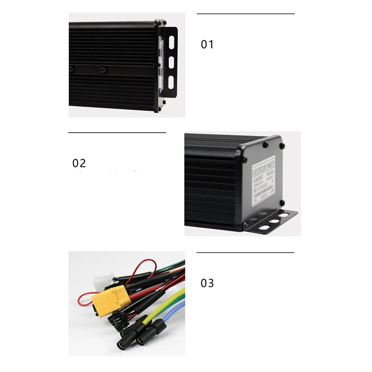 

Контроллер для электровелосипеда AB31 48В-72В XT150, 100А 5000Вт, трехрежимный синусоидальный контроллер для электровелосипедов и электросамокатов