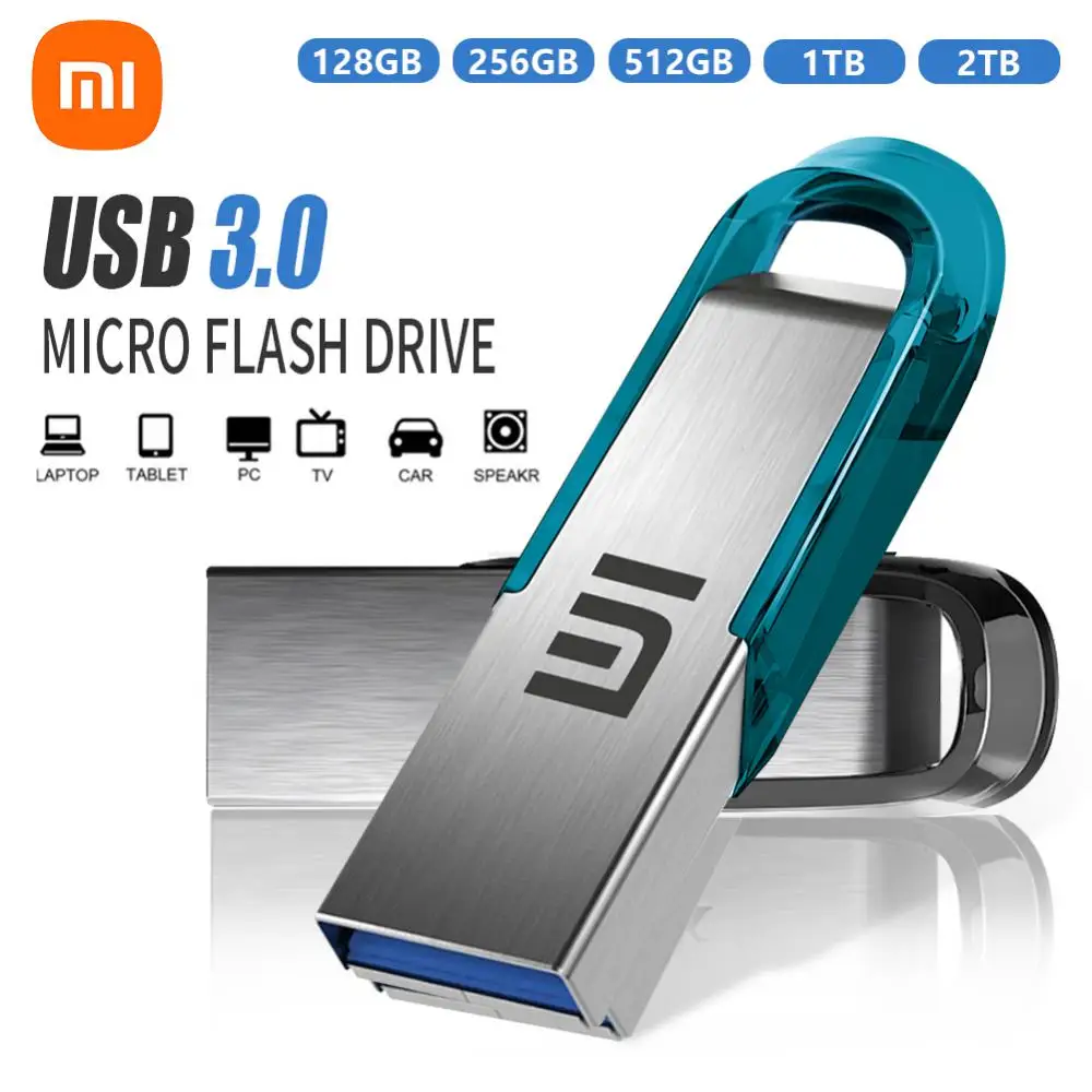 

Xiaomi USB 3.0 Flash Drive 2TB 1TB Pendrive 512GB 256GB USB 3. 0 Memory U Stick Pen Drive 128GB Flash USB Disk Waterproof For PC