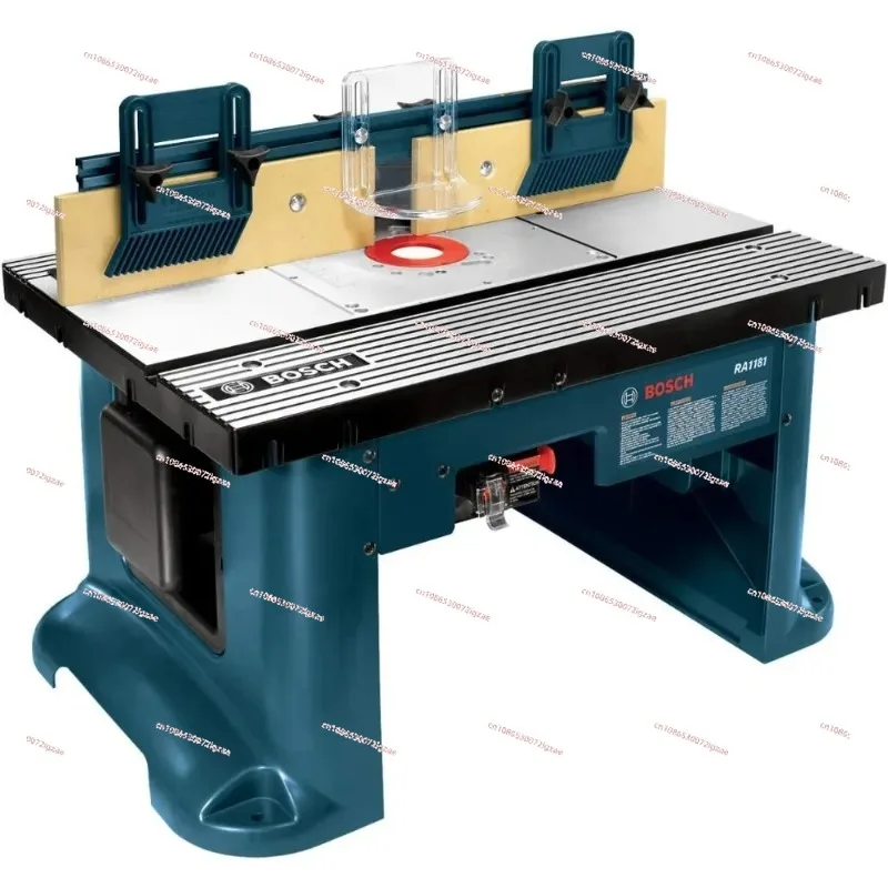 Benchtop Router Table 27 in. x 18 in. Aluminum Top with 2-1/2 in. Vacuum Hose Port