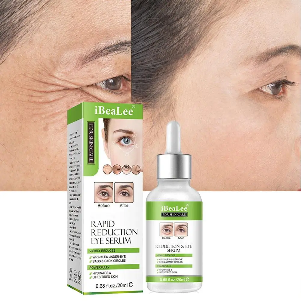 20ML Instant Anti Wrinkle Aging Effect Remove Facial Fine Eyes Lines Neck Wrinkles Wrinkl The Around Serum Facial Crow's Fe K1B9