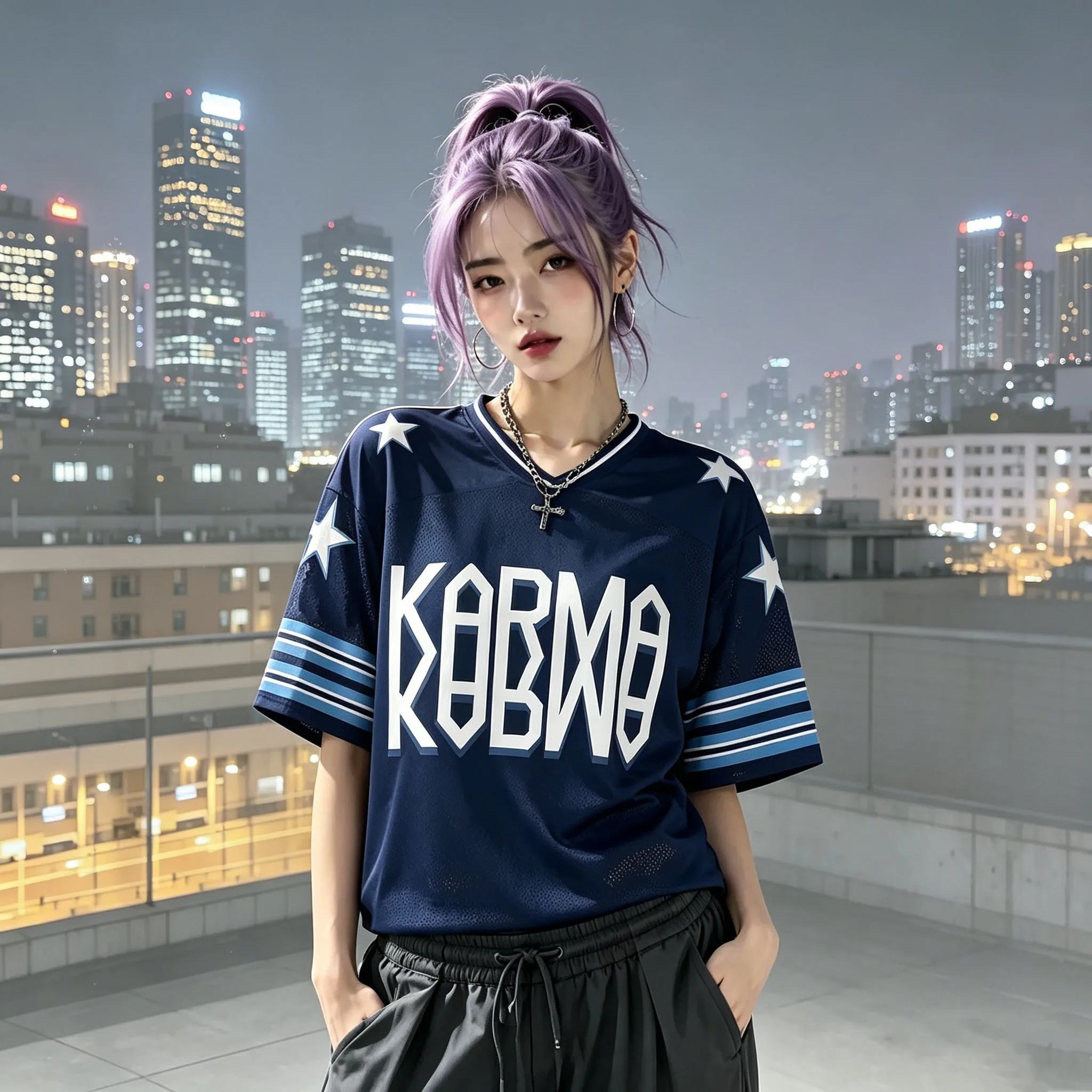 2026 KARMA Baseball Jersey Bang Chan 03 Y2K V Neck Sport T Shirt Kpop Fans Streetwear Short Sleeve Uniform For Kids Adults